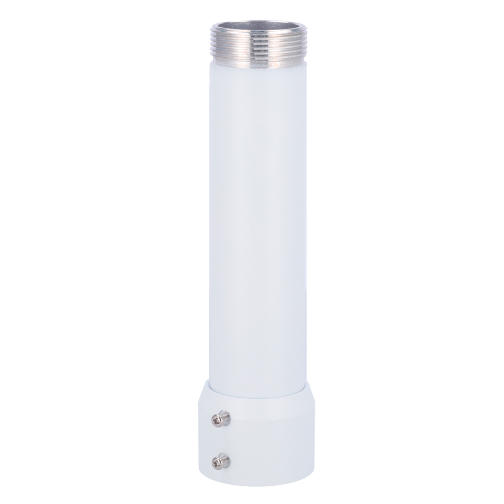 Support plafond - Pour caméras dôme - Hauteur 200 mm - Convient pour une utilisation en extérieur et en intérieur - Couleur blanche - Fabriqué en aluminium